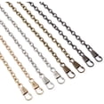 thumbnail image 1 of Paquete de 8 correas de cadena de hierro para bolso de 120 cm con hebillas de metal para bolso de hombro, cartera, embrague, 4 colores, 1 of 5
