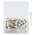 thumbnail image 2 of 100 piezas de cepillos de limpieza para brocas de uñas, limpiador de polvo para uñas, herramienta de manicura, accesorio blanco, 2 of 14