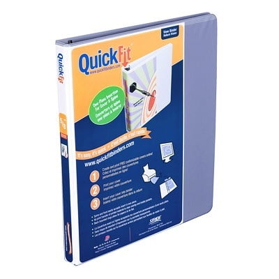 Binder-Quickfit View, 5/8" D-Ring Grey