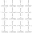 thumbnail image 5 of OUNONA 20pcs T Shaped Mending Plate Stainless Steel Corner Bracket Flat Angle Joining Connector Fixing Support For Wood Chairs Tables Cabinets Beds Sofas Doors, 5 of 8