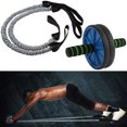thumbnail image 1 of Bangcool 1 Paire de Cordes de Tirage en Latex Extensible Accessoires D\'entraînement Physique avec Roue à Rouleau, 1 of 10