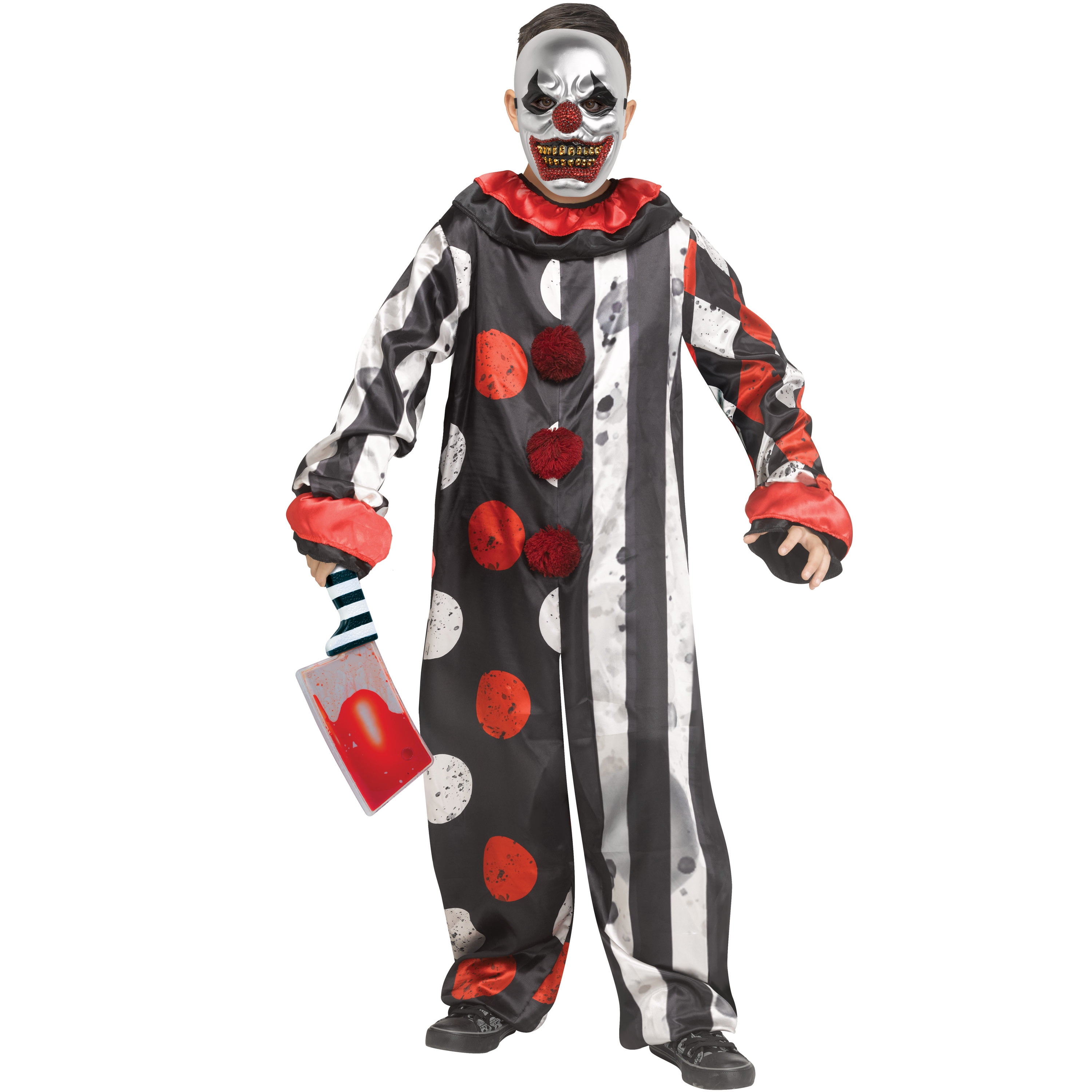Big Top Bling Clown, Halloween Costume for Children, Boy's Size M (8), by Way to Celebrate
