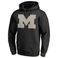 thumbnail image 2 of Men's Black Michigan Wolverines Camo Cloak Pullover Hoodie, 2 of 3