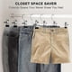 thumbnail image 5 of Pant Hangers Skirt Hangers with Clips 20 Pack Metal Trouser Clip Hangers for Space Saving Ultra Thin Rust Resistant Hangers for, 5 of 5