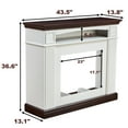 thumbnail image 3 of Farmhouse Style Electric  Mantel Fireplace TV Stand for Living Room or Bedroom Storage & Decoration Furniture( Electric fireplace not included), 3 of 10
