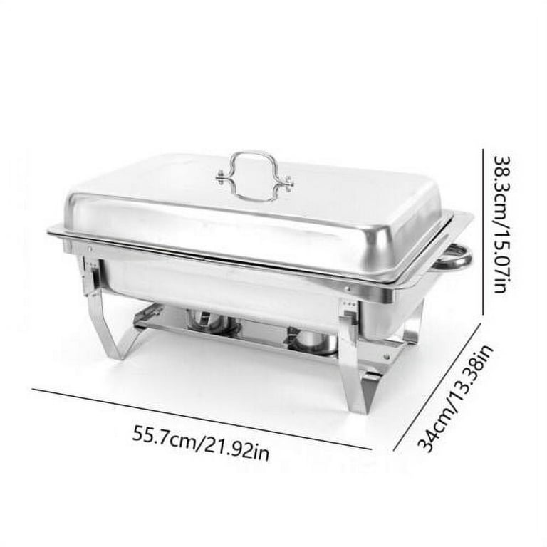 3x Hotel & Restaurant Supplies Chafing Dishes Buffet Food Warmer Food Pan 4  Inch