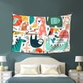 thumbnail image 4 of XMXT Wall Tapestry Hanging, Creative Animal Illustration Wall Decor Tapestry for Bedroom Living Room Dorm, 60 x 40 inches, 4 of 9