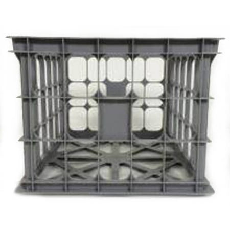 Homz College Storage Crates, Gray, Set of 6