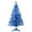 Blue, variant on Bringstar 4FT Pink Artificial Christmas Tree with 50 String Lights, Mini Tinsel Tree, Not Pre-Lit, for Home & Office Holiday Décor