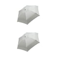 thumbnail image 3 of Cateissary Paraguas portátil ligero con rotación para protección solar, sombrillas plegables, transpirable, color blanco cremoso Blanco crema 2Conjunto, 3 of 6