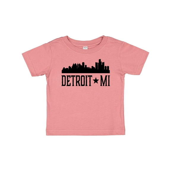 Inktastic Detroit Michigan City Skyline Boys or Girls Baby T-Shirt