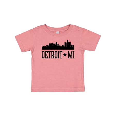 Inktastic Detroit Michigan City Skyline Boys or Girls Baby T-Shirt