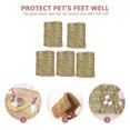 thumbnail image 3 of 5Pcs Woven Bed Mat for Rabbits Natural Grass Woven Mat Small Animal Bedding Nest, 3 of 8