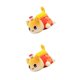 thumbnail image 4 of Ounissouiy Sándwich Fritas Donut Juguetes de peluche Muñeca de dibujos animados Estilo lindo Almohada para dormir Colección Juguetes Navidad Type1 NO1, 4 of 6