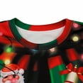 thumbnail image 4 of Vêtements de Noël Hauts Décontractés Amples Chandail à Manches Longues Col Rond, 4 of 6