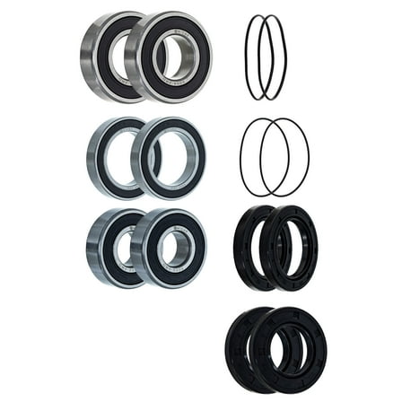 Niche Wheel Bearing Seal Kit for Honda FourTrax 250 300 TRX300X 6004-2RDQE6 MK1008361