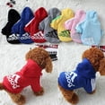 thumbnail image 2 of Adidog-ropa para perros pequeños y medianos, sudadera de algodón con capucha, chaqueta cálida de dos patas para mascotas, superventas, 2021, 2 of 4