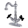thumbnail image 2 of Kingston Brass KS1432PKX 4-Inch Centerset Lavatory Faucet, Polished Brass, 2 of 12
