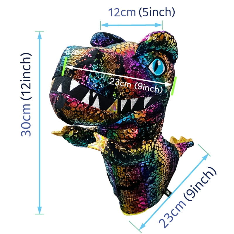 T-Rex Golf Head Cover Dinosaur Driver Headcover (Blue)