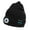 Black, variant on Bluetooth knitted cap, outdoor night running night fishing led light lighting
