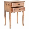 thumbnail image 3 of SAFAVIEH Lori Country Nautical End Table w/ 2 Storage Drawers, Red Maple, 3 of 5