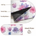 thumbnail image 6 of Purple Pink Spring Floral Round Area Rug 5Ft Washable Circle Rugs for Living Room Bedroom, Summer Botanical Flower Non-Slip Carpet Floor Mats Indoor Outdoor Carpet Runner Aesthetic Home Decor, 6 of 8
