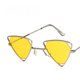 thumbnail image 2 of Gafas de sol retro con forma de triángulo y huecas, gafas de sol punk a la moda, gafas de sol con personalidad, 2 of 5