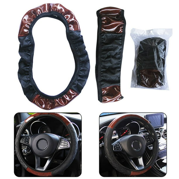 Leather wheel cover outlet