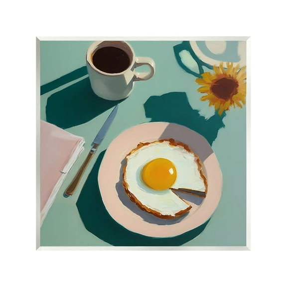 Stupell Industries Kitchen Brunch Meal Food & Beverage Painting Unframed Art Print Wall Art, 12 x 12