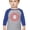 Blue, variant on Captain 5th Five Year old Birthday Gift 3/4 Sleeve Baseball Jersey Toddler Shirt 5T Dark Gray