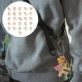 thumbnail image 1 of Key Chain 26 Letters Butterfly Women Compact Long Lasting Key Ring Bag Decoration, 1 of 8
