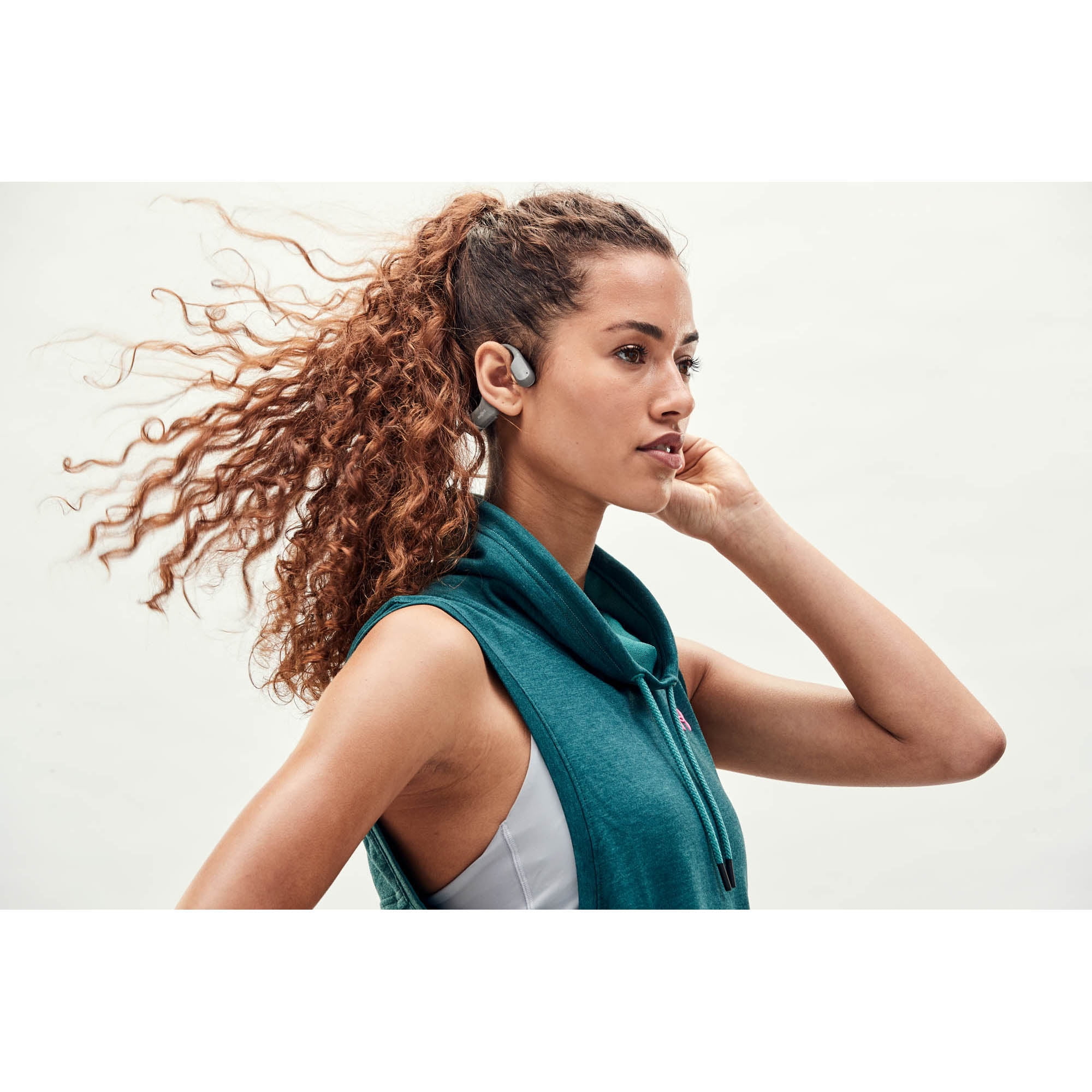 Shokz - OpenRun, CASQUE DE SPORT A CONDUCTION OSSEUSE, greis