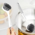 thumbnail image 4 of 2 Pack Kitchen Scrub Brushes for Cleaning Dish Brush with Handle for Pans, Pots, Kitchen Sink Cleaning Scrub Brushes (PP Plastic), 4 of 7
