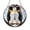 Acrylic 3.5 Inch, variant on Cute Penguin Couple Heart Stained Glass Suncatcher Panel, Decorative Window Hanging Animal Art Ornament