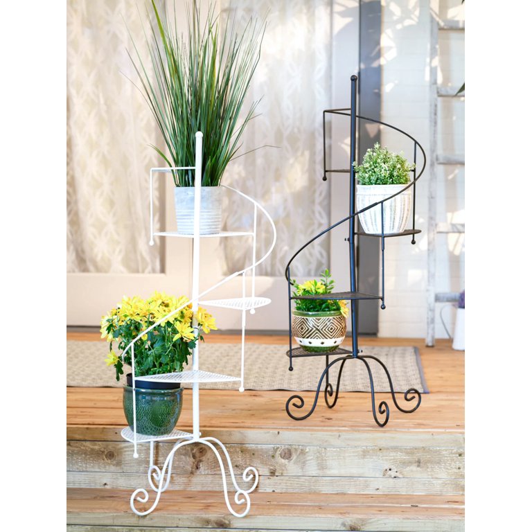 Zingz & Thingz Curved Banister Outdoor Plant Stand - 39