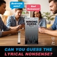 thumbnail image 4 of Funny Music Cards Game - Song or Artist Card Game for Family Gatherings, Karaoke Nights, Misheard Lyrics Party Game for Teens and Adults, 4 of 6