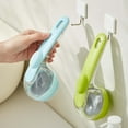 thumbnail image 3 of Pet Bath Brush Long Handle Grooming Brush With Shampoo Dispenser | Soft Silicone Cleaning Brush For Cats Dogs Rabbits | Liquid Adding Pet Massage Brush For Bathing Showering, 3 of 3