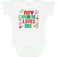 thumbnail image 3 of Inktastic My Memere Loves Me Girls Girls Baby Bodysuit, 3 of 5