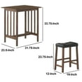 thumbnail image 5 of Coaster Company 3-Piece Table Set, Nut Brown, 5 of 6