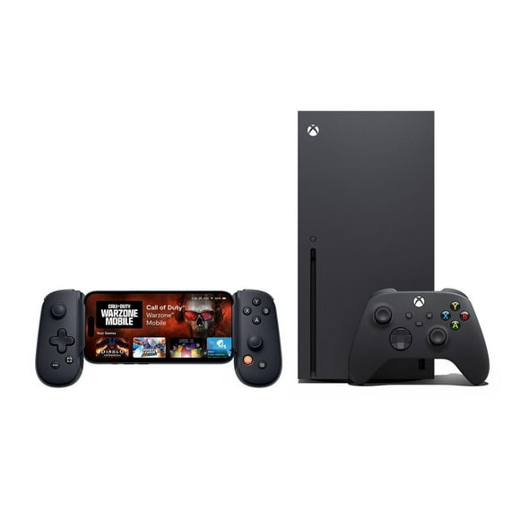 Xbox Series X PLUS Backbone One (USB-C) - Mobile Gaming Controller for iPhone 15 Series and Android - 2nd Generation - Black