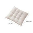 thumbnail image 7 of sruoe Seat Cushion, Indoor Seat Cushions, Seat Pads for Kitchen Chairs, Floor Cushion, Square Washable Breathable Cushions, Seat Pads for Chairs, Home, Dining, Kitchen, 7 of 7