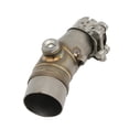 thumbnail image 4 of Tubo Del Medio Del de 51m M, Resbalón de La Motocicleta Del Acero Inoxidable Mediados de Adaptador Del kusrkot Tubo de escape medio, 4 of 5