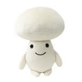 thumbnail image 3 of White Mushroom Plush Toys White Mushroom Plushies Cute Plushie Toy Gift Variou Vegetables Plush Toys for Comfort and Learning Vegetables Birthday Gift Newborn Gift, 3 of 8