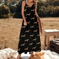 thumbnail image 3 of Weiners Everywhere - Dachshund Pattern Sleeveless Dress Loose Women's Dress Dresses Luxury Evening Dresses, 3 of 9