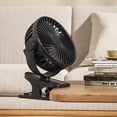 thumbnail image 6 of Necvior Efficient Air Circulation Fan with Flexible Angling Small USB Rechargeable Cooling Fan for Desk Car Seat and Tent Use, 6 of 18