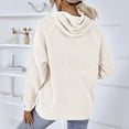 thumbnail image 3 of Vedolay Long Sweaters for Women Sweaters for Women Fall 2023 Crewneck Long Sleeve Side Slit Knit Pullover Sweater,A S, 3 of 5