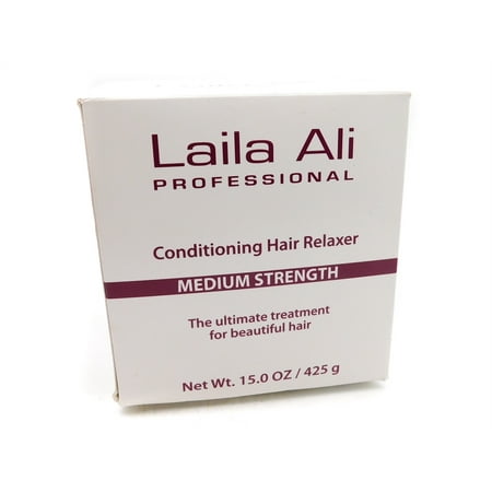 Laila Ali Professional Conditioning Hair Relaxer Medium Strength 15