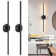 thumbnail image 1 of Juego de 2 apliques de pared a batería regulables DEALGADGETS, 1 of 9