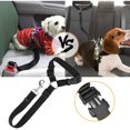 thumbnail image 4 of Cinturón de seguridad para perro de coche Vhermosa 2 unidades ajustable 19 a 27 pulgadas Negro, 4 of 7