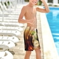 thumbnail image 6 of Cauagu Yin Yang 1 Print Swim Trunks for Men,Youth Boys Swim Shorts Compression Liner Beach Shorts Boys' Swimming Shorts 7-20 Years Bathing Suit-Medium, 6 of 7